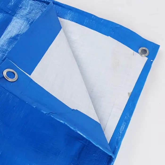 TarLII-Couverture en PE Bleu et Blanc pour Meubles de Jardin, Fleur, Étanche, Grill, Tente, Pet Hous