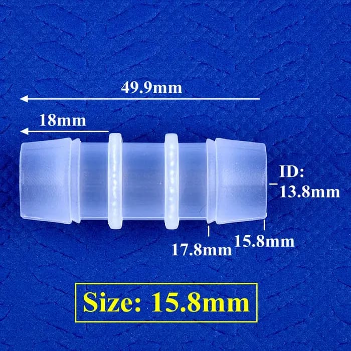 Connecteurs directs en plastique PP 1.6 ~ 15.8mm