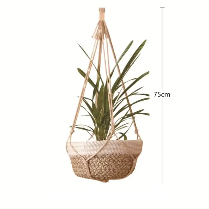 Mode macramé plante cintre Pot de fleur planteur