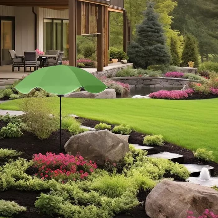 Parasol de protection pour plantes double couche, grand, imperméable, avec piquets, pour jardin, extérieur, patio, piscine, balcon, arbre