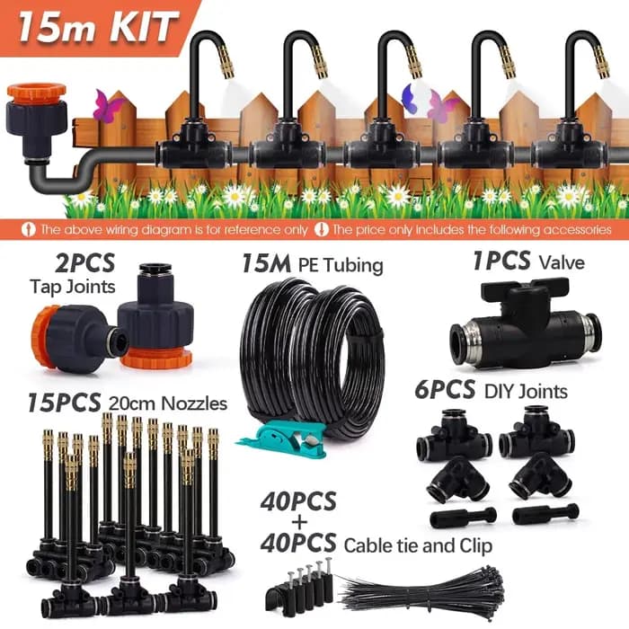 Kit de pulvérisation universel à flexion libre