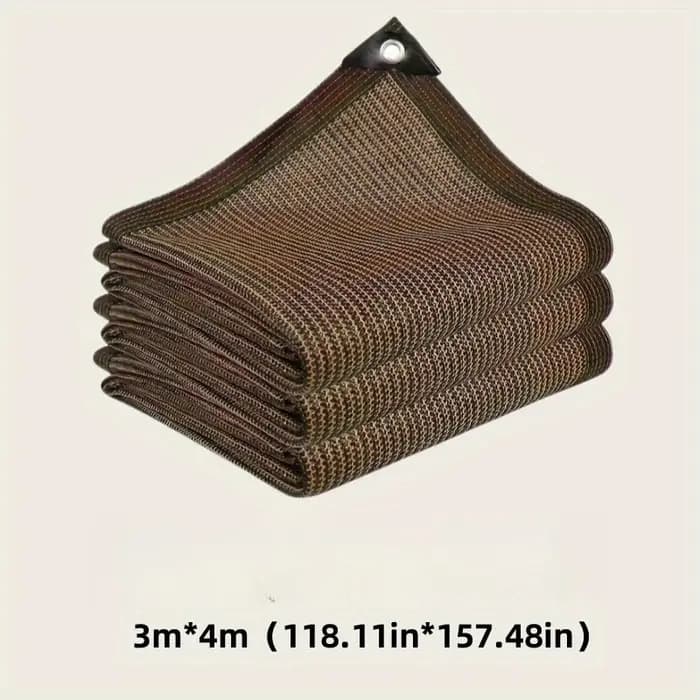 Auvent de protection UV marron durable – Filet pare-soleil extérieur – Plusieurs tailles disponibles pour les voyages