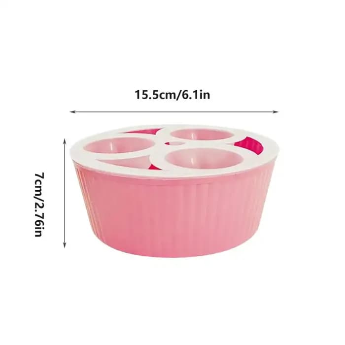 Jardinière hydroponique à 3 trous pour ampoules de fleurs