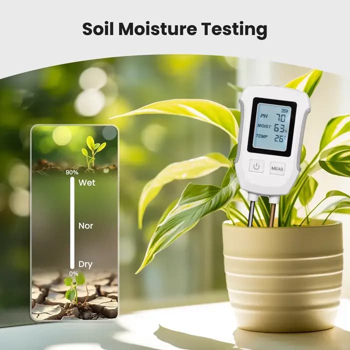 Testeur de détecteur de PH de sol 3 en 1