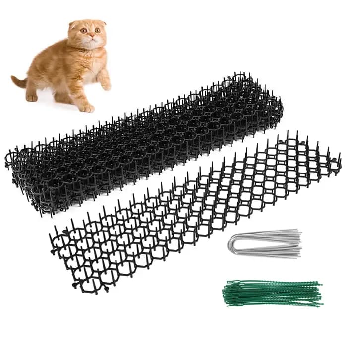 Bande de pincettes de jardin, 6/10 pièces, tapis de dissuasion répulsif pour chat, bandes de pinceme