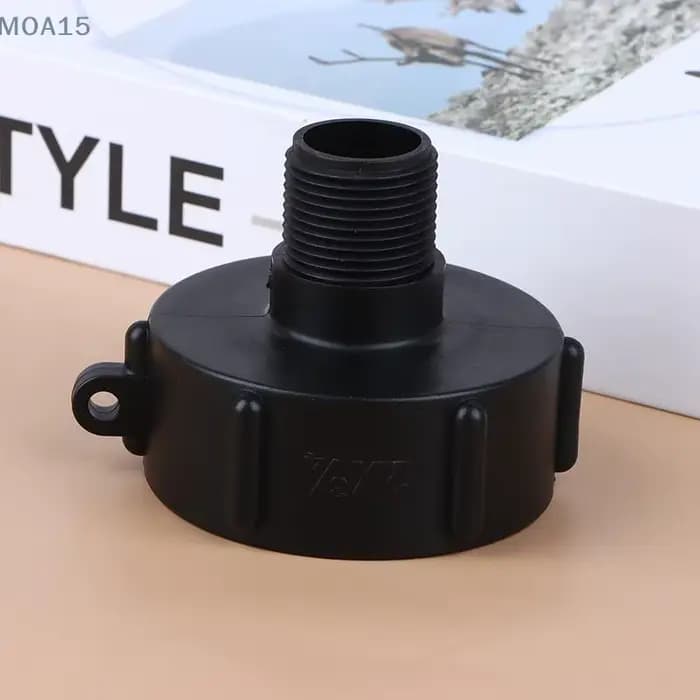 Adaptateur réducteur de réservoir d'eau IBC, filetage fin S60 Durable vers connecteur de tuyau d'arr