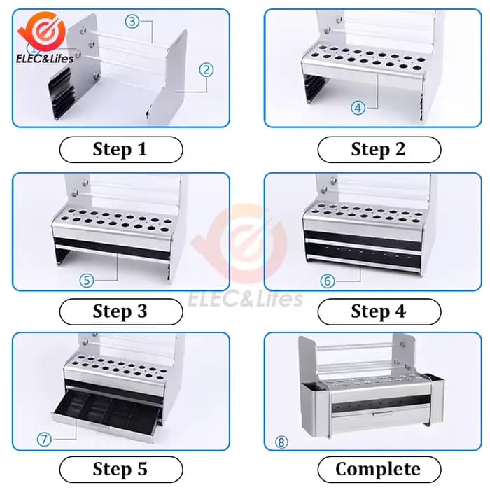Boîte de rangement multifonctionnelle pour outils d'entretien