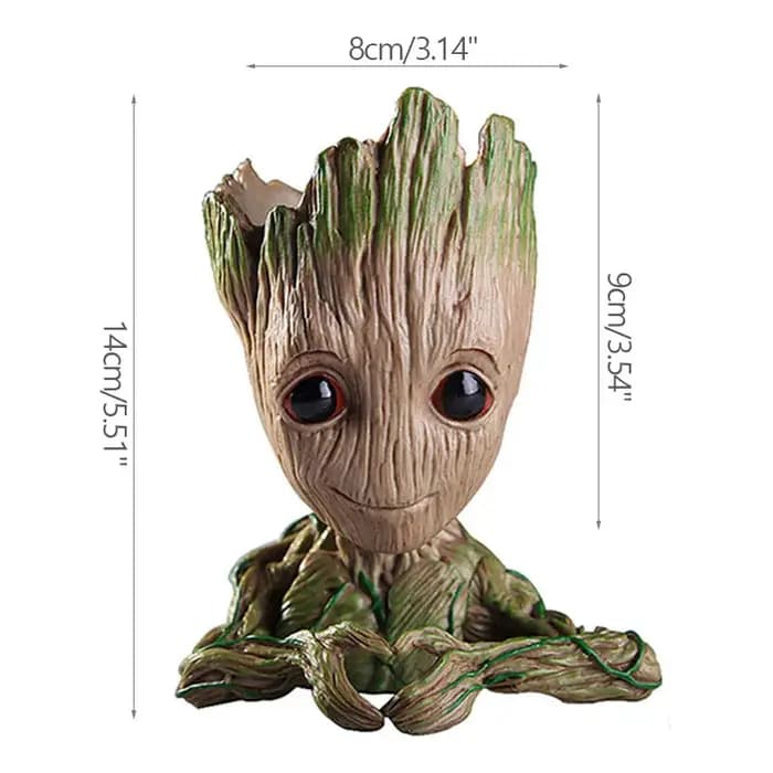 Populaire Groot Pot de fleur plantes bassin maison bureau décoration Figurines à la main Miniature modèle Figurine arbre homme ornement