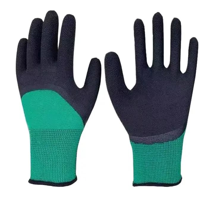 1 paire de gants de jardinage en latex imperméables