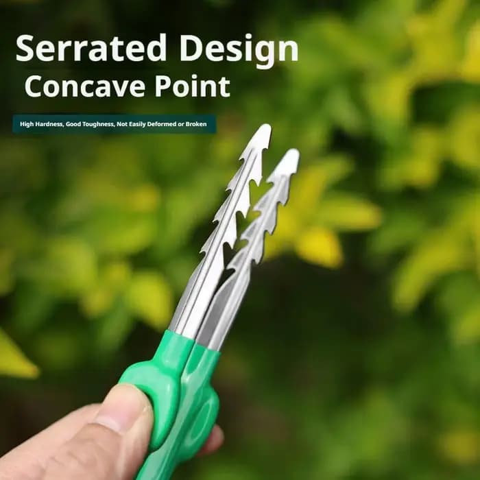 Pince de jardinage légère pour désherbage et repiquage de plantes succulentes en extérieur