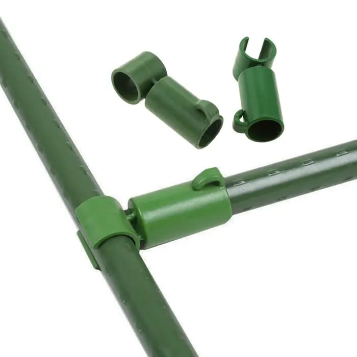 Connecteur de Support d'étagère pour plantes de serre agricole en plastique, 10 pièces, pour tuyaux