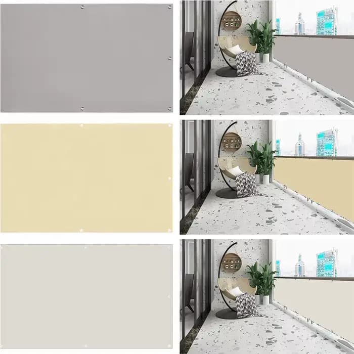 Filet de sécurité pour balcon, 5 couleurs, 100% Polyester, imperméable, pour écran de confidentialit