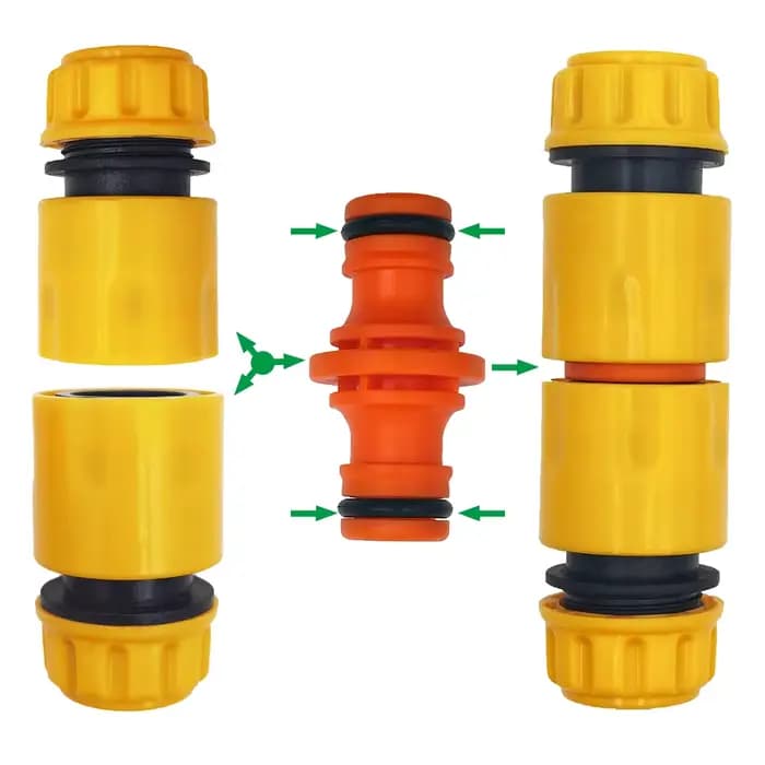Connecteur de réparation de menuisier, couplage de 1/2 pouces, raccord de tuyau d'arrosage, système