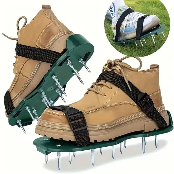 Chaussures à ongles de Ventilation de jardinage de pelouse