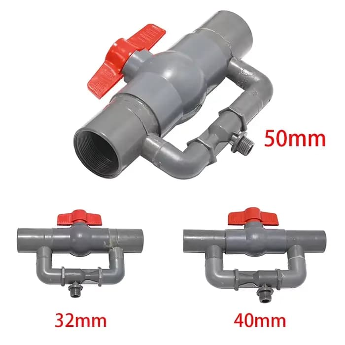Injecteurs de Navigateur Venturi existent, 32/40/50/63mm, Dispositif de Tube d'Eau avec Filtre et Jo