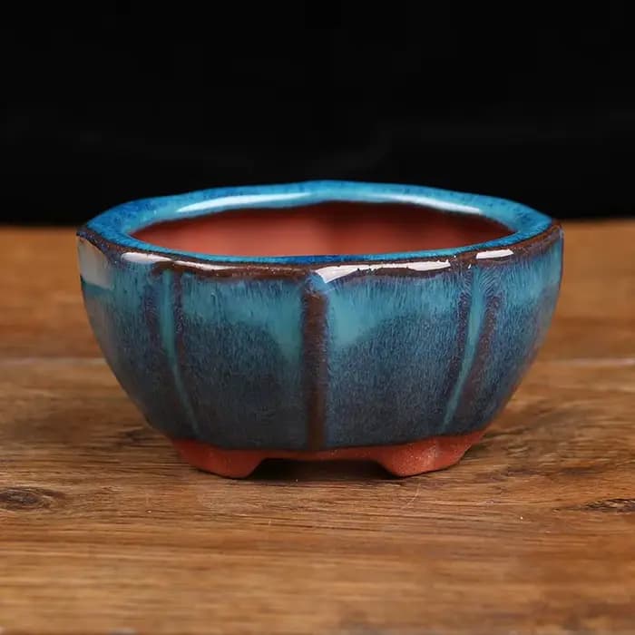 Pots à Bonsaï de Style Chinois en Grès Respirant