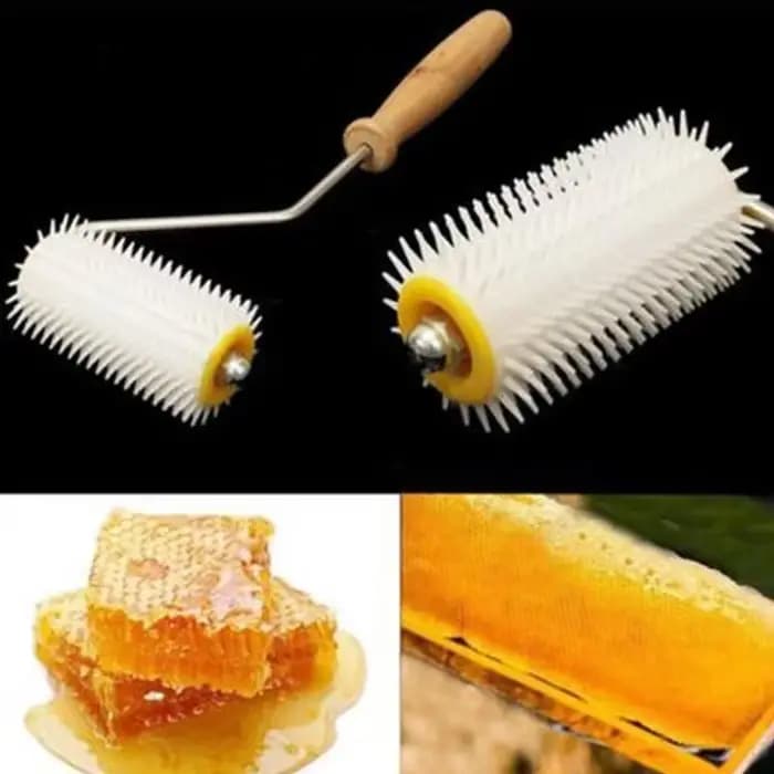 Rouleau d'aiguilles en plastique pour extraction de miel d'abeille, 1 pièce, peigne pour apiculture,
