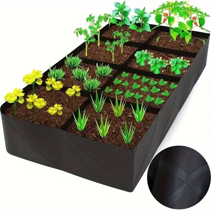 Ensemble de lit de jardin surélevé Extra Large à 8 grilles