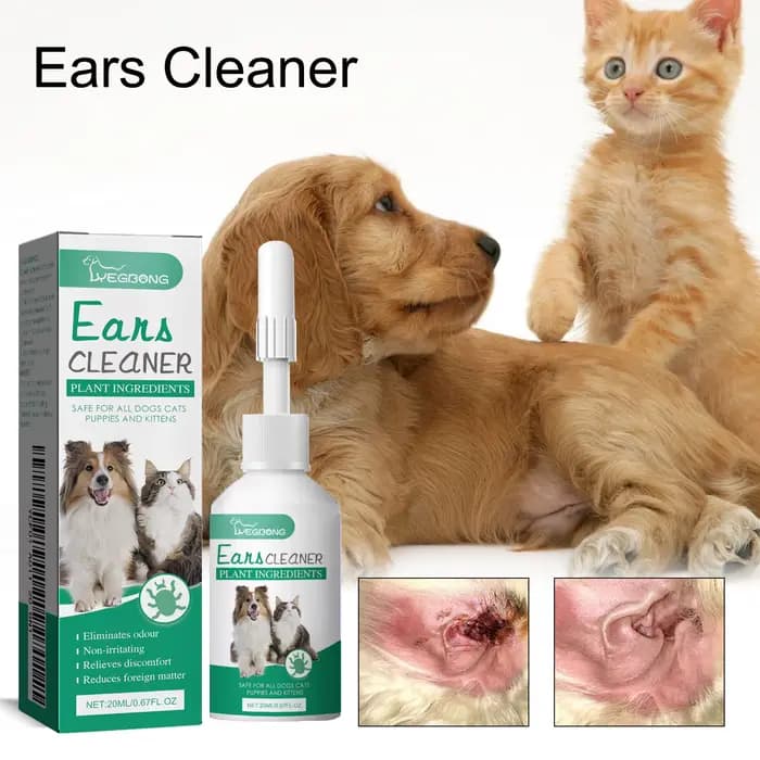 Gouttes auriculaires pour animaux de compagnie : Traitement contre les puces