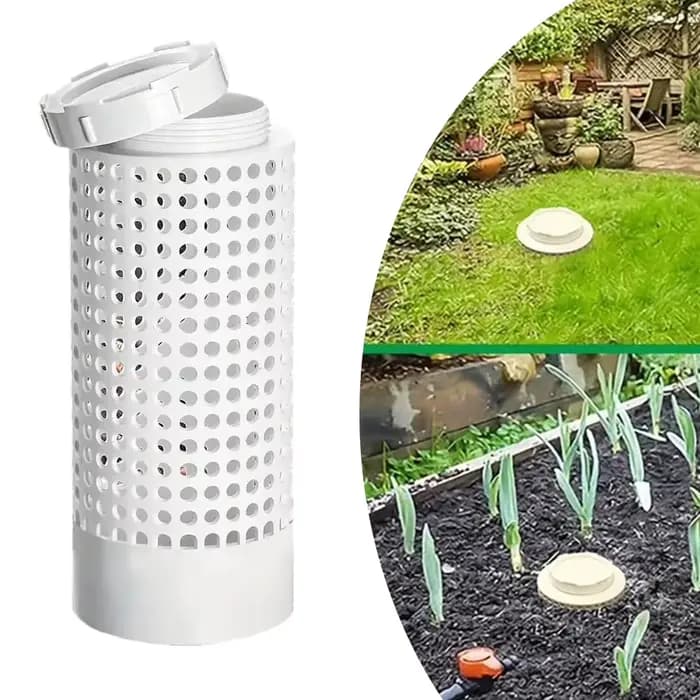 Poubelle de compostage de ver en PVC, pour petits Pots de fleurs et de jardin, Tube de compostage de thé de ver peu encombrant, soins de jardin et de pelouse, 1 pièce/2 pièces