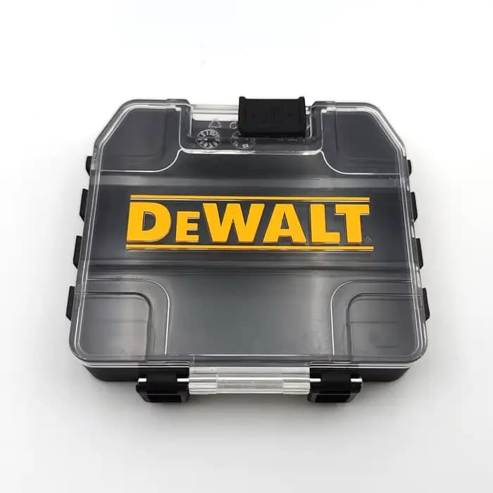 DEWALT TSTAK Mini étui robuste noir petite boîte à outils empilable amovible rangement forets outil accessoires