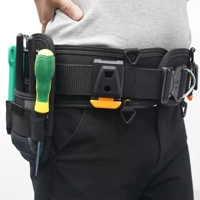 Ceinture à outils robuste TOOLSTACK avec boucle métallique à verrouillage rapide