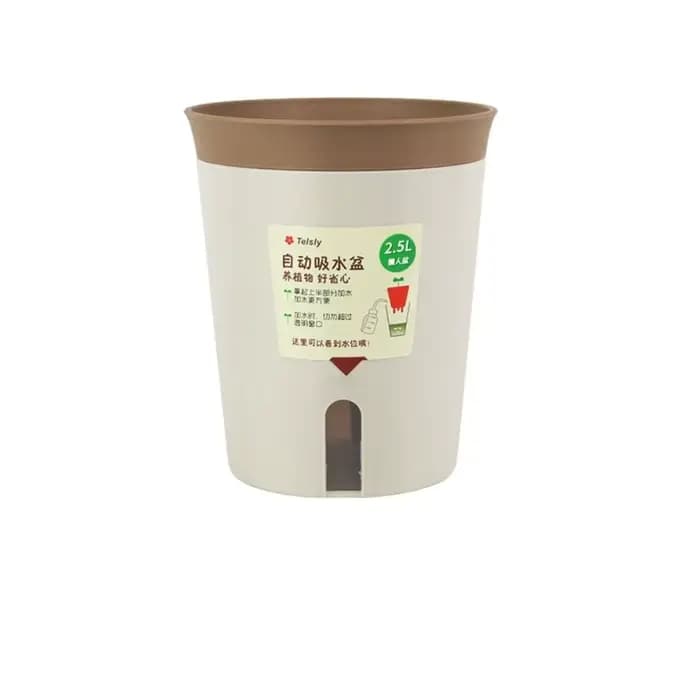 Pot de fleur hydroponique paresseux en plastique, décor de salon et de bureau, Pot de fleurs absorba