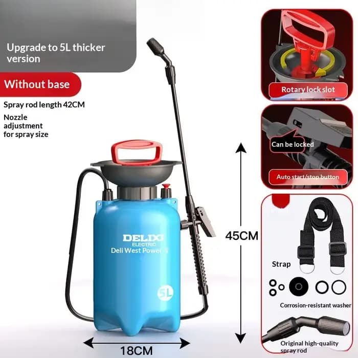 Pulvérisateur de jardin électrique portable, rechargeable par USB, haute pression, pulvérisateur à m
