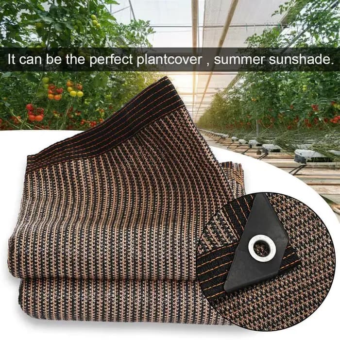 Filet de protection solaire Protection UV filet pare-soleil en PEHD marron, couverture de voiture de