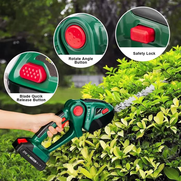 Makita-Tondeuse à Gazon Électrique Sans Fil 2 en 1