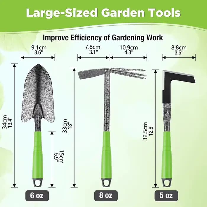 Ensemble d'outils de jardinage
