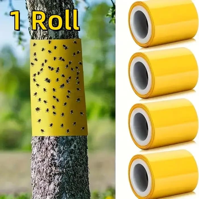 1 rouleau de ruban adhésif Double face pour barrière contre les insectes