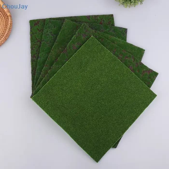 Tapis d'herbe vert gazon artificiel