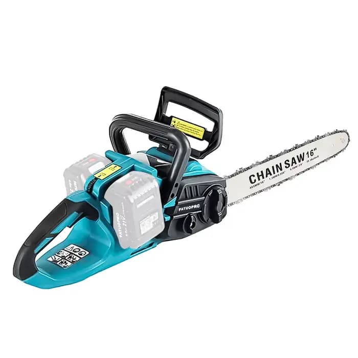 Scie à chaîne électrique sans fil de 16 pouces, outils de travail du bois pour branche de verger, co