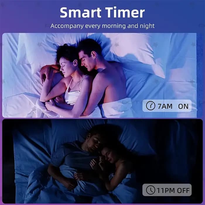 Ampoule intelligente WiFi E27 à intensité variable, RGBCW, lumière LED colorée 220V, application rég