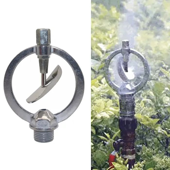 Buse rotative de pelouse Jardin 1/2 " buse mâle à diffusion à 360 degrés rotation automatique de l'a