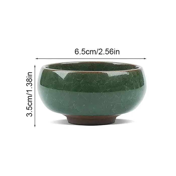 Jardinière succulente en céramique de fleur de glaçure de craquel de glace mignonne Mini Pot de plante Pot