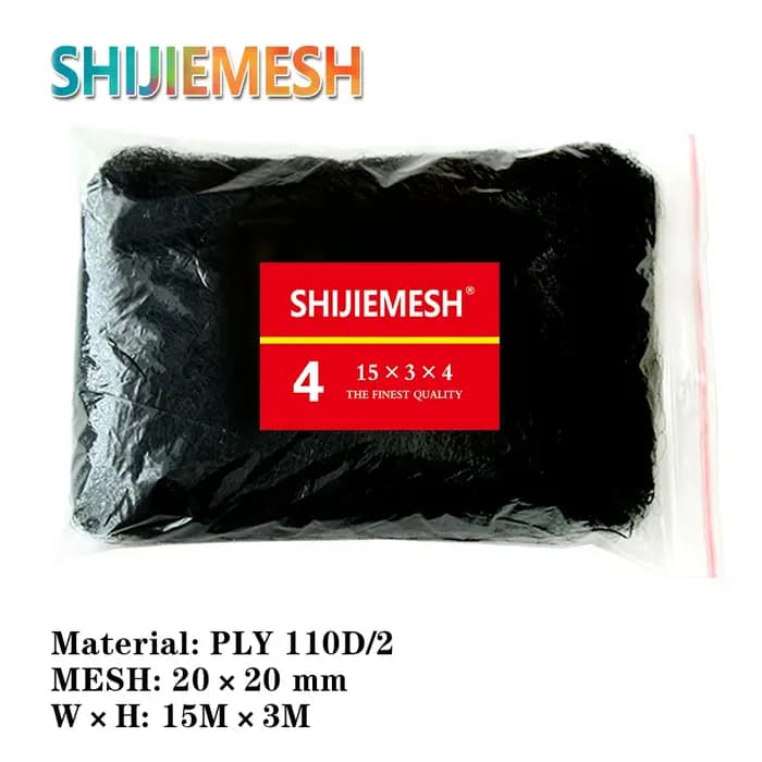 Trou verger jardin 3M haut 20mm 4 poches Polyester 110D/2 noué Anti oiseau brume Net pour l'agriculture