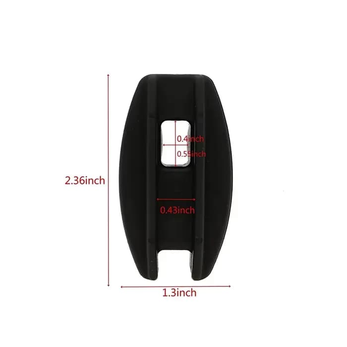Isolateur de clôture électrique en plastique noir stabilisé UV, clôture de jardin de ferme, extrémit