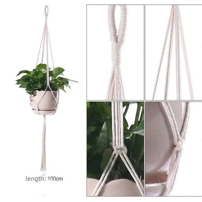 Support fait main pour pots de fleurs, jardinière de jardin de cour, pot de panier, trépied pour vases, décoration d'intérieur