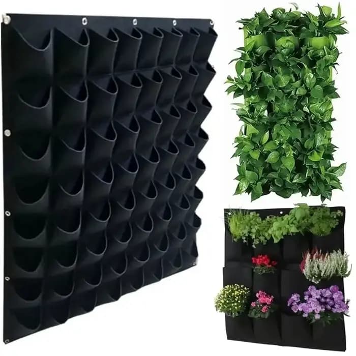Sac de plantation mural suspendu, plusieurs poches, sac de culture, jardinière verticale pour légume