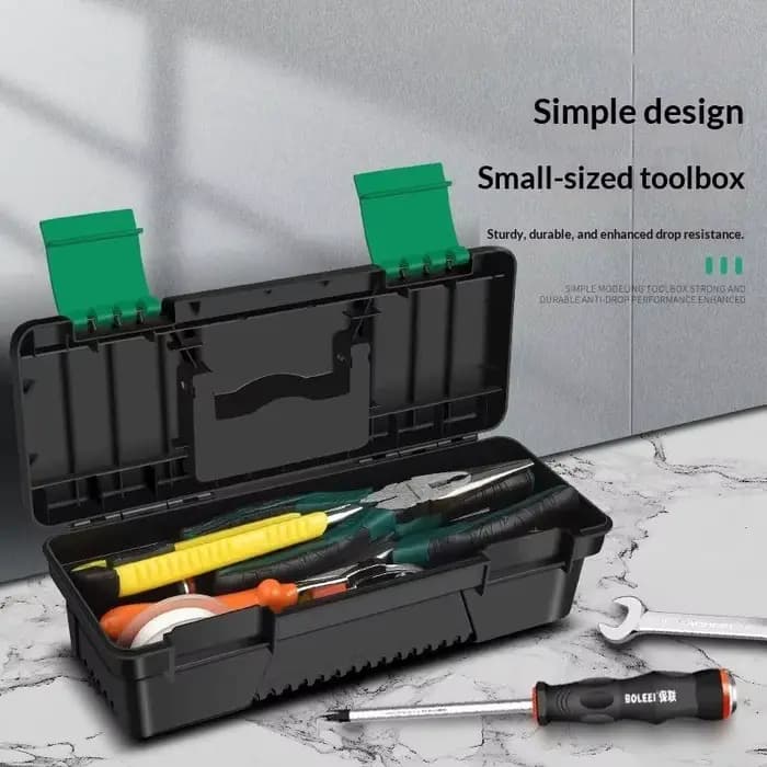 Boîte à outils en plastique de 10 pouces