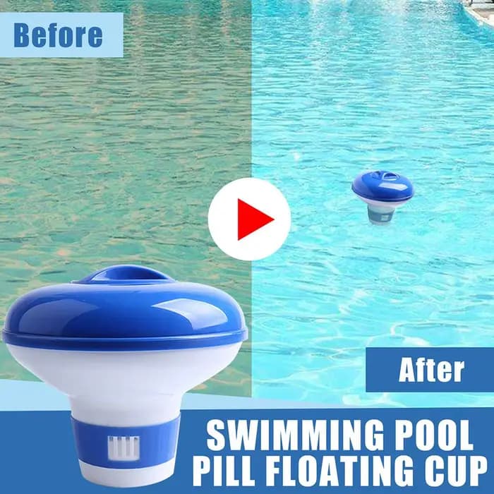 Flotteur distributeur de produits chimiques pour piscine, distributeur flottant de comprimés de chlore et de brome, applicateur pour piscine, spa et bain à remous