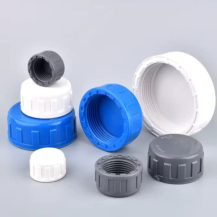 Connecteurs de bouchon d'extrémité en PVC à filetage femelle 1/2 ''-2'', 2 pièces, Joint de bouchon
