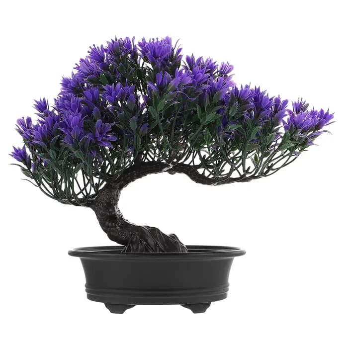 Plante artificielle en pot bonsaï vert petit arbre plantes ornements réaliste éternel en plastique