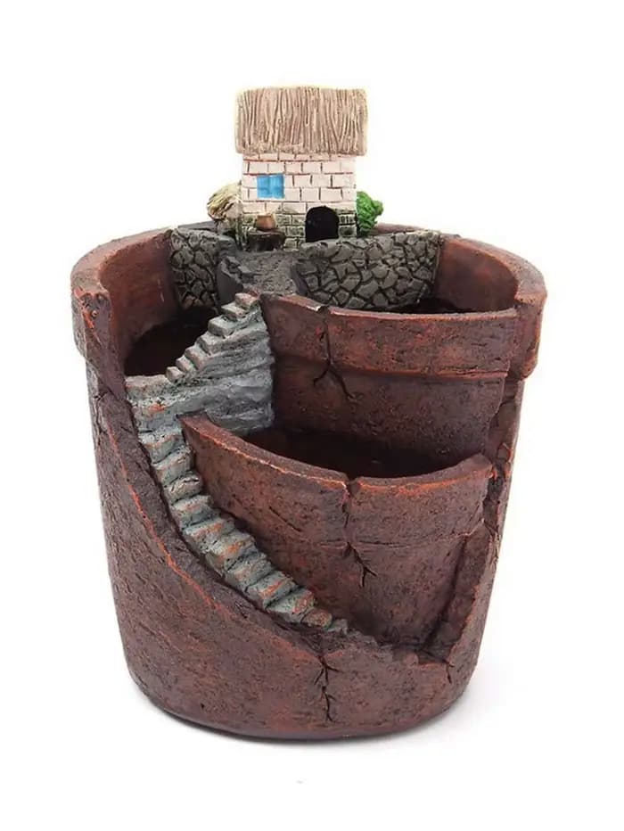 Pot de fleur succulent rond créatif nordique, pot succulent paresseux, plante succulente, mini pot d