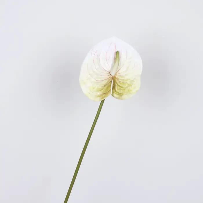 Plantes en pot de lys de paix d'anthurium artificiel de 22.4 pouces