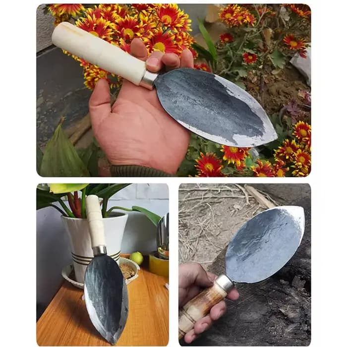 Pelle à petits pétales Portable, pelle de jardinage en plein air, multi-usages, ameublissement du sol, creuser des légumes, outils manuels durables