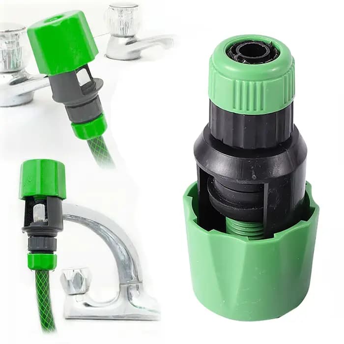 Connecteur de tuyau universel pour robinet de cuisine, raccord rapide, arrosage de jardin, adaptateu