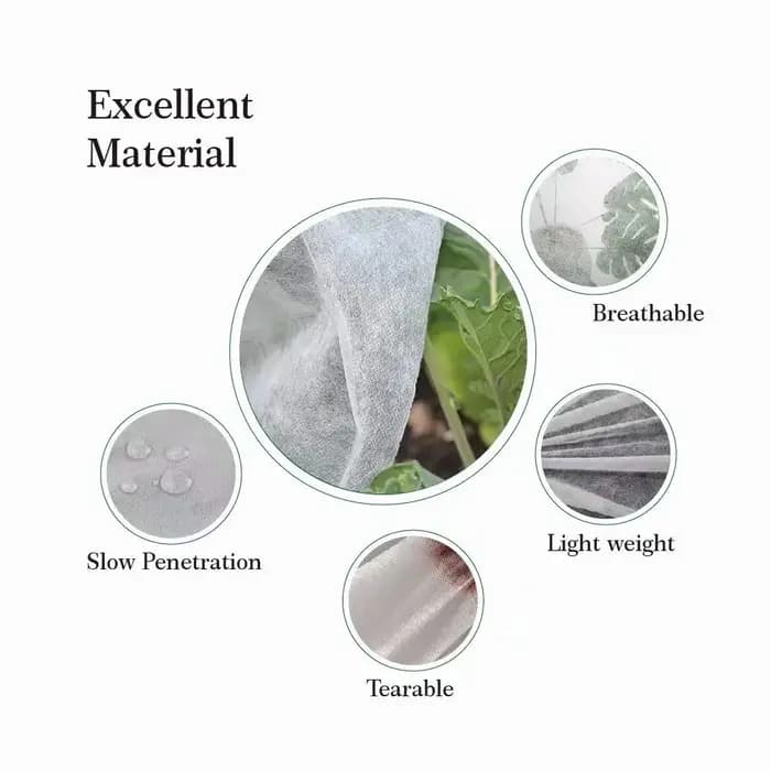 NucleoCover Flottant Plant Blanket, 0.55 oz. 7 ft x 100 ft, Frost Protection and Terrible Weather De